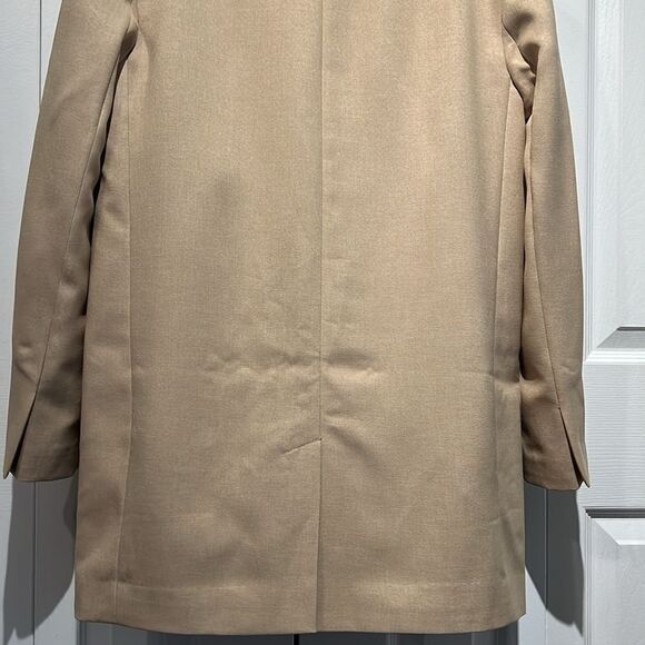 ASOS Tan/Gold Lined‎ Oversized Fit (see measurements) Blazer Size 6 NWT - Picture 8 of 15